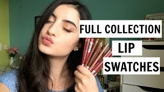 ALL 16 Rimmel Exaggerate Lipliners  Review  Lipswatches [upl. by Chow]