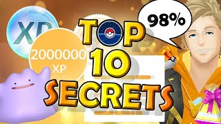 LES 10 PLUS GRANDS SECRETS DES DRESSEURS  POKEMON GO [upl. by Kimmy]