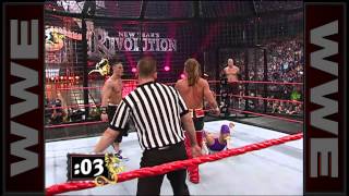 Elimination Chamber Match New Years Revolution 2006 [upl. by Ahsilyt]