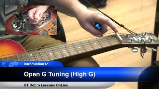 Introduction to Resophonic Square Neck Guitar or Dobro  Open G Tuning [upl. by Siri]