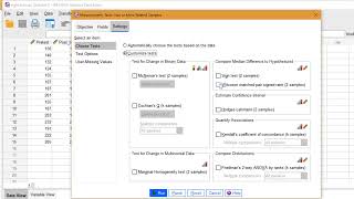 How to Run a Wilcoxon Signed Rank Test in SPSS [upl. by Grannie63]