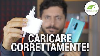 Come caricare CORRETTAMENTE la BATTERIA degli SMARTPHONE [upl. by Lleraj]