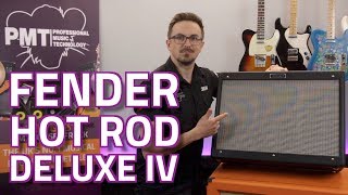 Fender Hot Rod Deluxe IV Valve Combo  New Features Review amp Demo [upl. by Annaear]