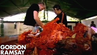 Gordon Ramsay Makes Traditional Goat Biryani in India Part 1 [upl. by Schoening]