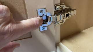 Soft Close Blum Door Hinges What Does This Tiny Button Do [upl. by Uzziel]