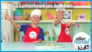 Letterkoekjes bakken  Allerhande Kids [upl. by Eilatam]