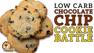 Low Carb CHOCOLATE CHIP COOKIE BATTLE  The BEST Keto Chocolate Chip Cookies Recipe [upl. by Nolly]