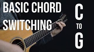 Chord Switching Practice  C to G [upl. by Drislane]