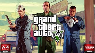 GTA 5 Gameplay On Low End Laptop 4gb RAM AMD A49125 Gaming With AMD Radeon R3 Graphics [upl. by Asiled]