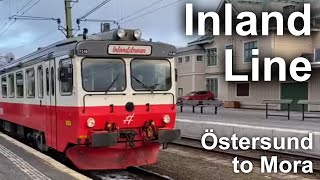 TRAIN DRIVERS VIEW The legendary Inland Line ÖstersundMora [upl. by Haridan]