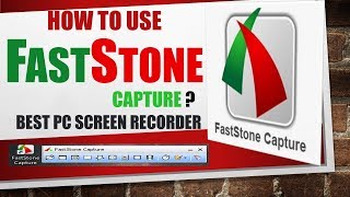 FastStone Capture  How to download install amp use faststone capture  AIK Official [upl. by Neelya]