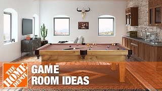 Game Room Ideas  The Home Depot [upl. by Hecht820]