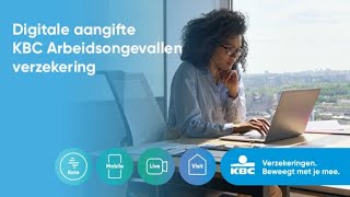 Digitale aangifte KBC Arbeidsongevallenverzekering [upl. by Ahsemik124]