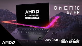 OMEN 16 By HP  AMD ADVANTAGE™ Superior Performance Bold Design [upl. by Westland]