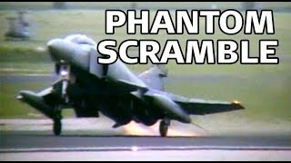 RAF Phantom Scramble  Boscombe Down Airshow 1990 [upl. by Nryhtak]