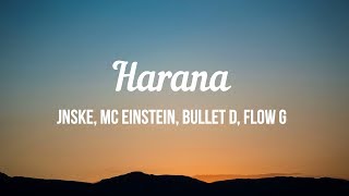 Harana Lyric video  Jnske MC Einstein Bullet D Flow G [upl. by Euqinemod]