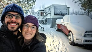 The Best RV Winter Setup How to RV in Winter and the Gear That Will Keep You Cozy Warm [upl. by Ellehsad848]