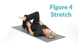 Figure 4 Piriformis Stretch for Sciatica Pain [upl. by Nilo]