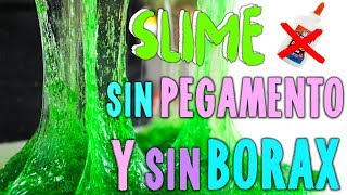 PROBANDO SLIME SIN PEGAMENTO Y SIN BORAX 2 [upl. by Lainad]