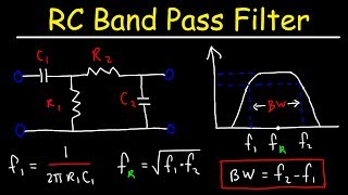 RC Band Pass Filters  How To Design The Circuit [upl. by Haeli217]