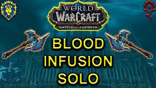 Solo Blood Infusion Full ICC legendary guide Shadowmourne [upl. by Nahtanaoj]