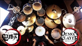 Kin  Demon Slayer OP  LiSA  Gurenge  Drum Cover Studio Quality [upl. by Mohandis]