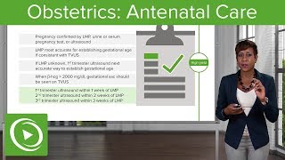 Antenatal Care – Obstetrics  Lecturio [upl. by Anerb]