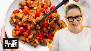 My ALL TIME favourite Chinese pepper chicken recipe  Marions Kitchen [upl. by Bail]