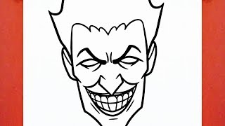 HOW TO DRAW THE JOKER [upl. by Joacima396]