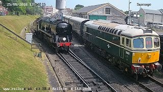 Swanage Railway Autumn Steam Gala  Swanage Cam [upl. by Carmine]