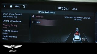 ADAS Alerts  Genesis G80 and GV80  HowTo  Genesis USA [upl. by Madanhoj729]