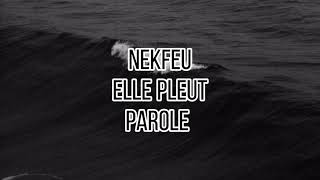 Nekfeu  Elle Pleut paroles [upl. by Sedecram]