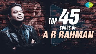 TOP 45 Songs of AR Rahman  One Stop Jukebox  SPBalasubrahmanyam Hariharan  Telugu  HD Songs [upl. by Kleinstein]