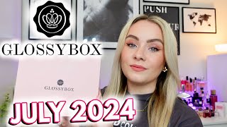 JULY GLOSSYBOX 2024 UNBOXING amp REVIEW  MISS BOUX [upl. by Orlena]