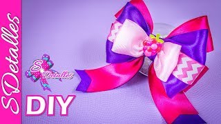 ðŸŽ€ Lazos de Cintas MULTICOLOR ðŸŽŠ  Video 110  SDetalles  DIY [upl. by Lamrouex]