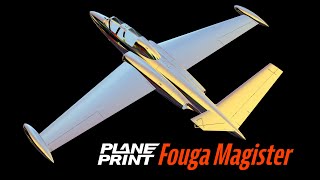 Planeprint Fouga Magister official video [upl. by Kreda]