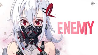 Nightcore  Enemy Lyrics [upl. by Gilford612]