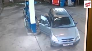 Video of the week 5  Woman at petrol station [upl. by Muffin]