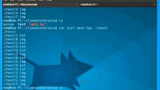 Linux How to tar a directory [upl. by Kaiulani]