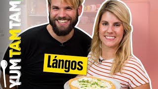 Wir kochen UNGARISCH  Ungarische Lángos  yumtamtam [upl. by Nivled]