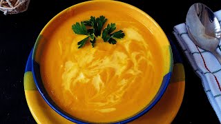 How to Make Deliciously Creamy Carrot Soup  Easy and Quick Recipe [upl. by Hilliary]