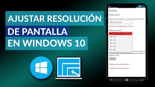 Cómo Cambiar o Ajustar la RESOLUCIÓN de PANTALLA en Windows 10 [upl. by Notsruht]