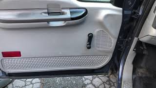 How To Remove Door Panel Ford F250 F350 Super Duty 9907 [upl. by Kemp39]