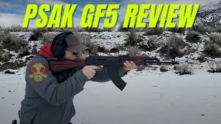 PSAK47 GF5 Forged CHF Classic ALG Red Wood Rifle Review [upl. by Mcnully]