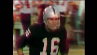 Every Jim Plunkett Playoff TD [upl. by Lethia117]