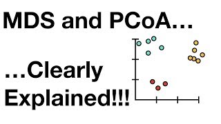 StatQuest MDS and PCoA [upl. by Lehrer]