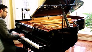 Leonard Cohen  Hallelujah on Grand Piano [upl. by Aleacem]