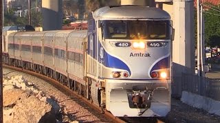 AMTRAK TRAINS Orange County CA [upl. by Pump830]