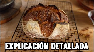 ¿CÓMO HACER UN PAN DE MASA MADRE PASO A PASO [upl. by Luce]