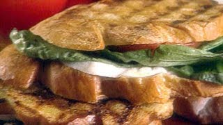 How to Make Giada De Laurentiis Perfect Panini Sandwich  Food Network [upl. by Ninon]